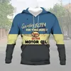 Men's Hoodies 2023 Spring 3D Printing Vintage Motorcycle Car Men's Fleece Hoodie Thickened Jogging Suit Gothic Sports Sweater