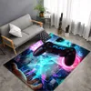 Alfombras de fantasía para consola de juegos, alfombra para sala de estar, manija de videojuego, alfombrilla para puerta de entrada de habitación de Gamer, alfombra suave antideslizante R230802