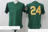 빈티지 영화 야구는 저지 9 레지 잭슨 24 Rickey Henderson 27 메기 헌터 33 Jose Canseco Jerseys 남성 여성 청소년 크기 S-XXXL