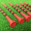 Golf-Tees, professionelle Bambus-Golf-Tees, 100er-Packung, 5 x stärker als Holz-Tee, rot, weiß, Übungsspielball für Irons Drivers Hybrids 230801