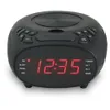 GPX CD AM FM Clock Radio con 1 2 display e doppio allarme, CC318B