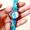 Children's watches Fashion Blue Dinosaur Cartoon 3D Cute Kids Children Boys Girls Students Silicone Soft Bands Quartz Wrist Watches Clock Gifts 230802