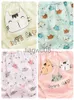 Culotte LJMOFA 5pcs Enfants Slip Sous-Vêtements Filles Florals Mignon Dessin Animé Princesse Chat Peinture Culotte Enfant Coton Doux Slip Mince B145 x0802