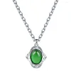 Chains Gem Feeling Warm Emotional Color Changing Necklace Temperament Female