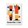 Lebensmittel Kaffee Reisen Berlin Abstrakte Poster und Druck Kunst Ausstellung Leinwand Malerei Wandbilder für Wohnzimmer Bar Shop Dekoration w06