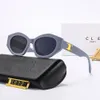 Diseñador CEL Gafas de sol Mujer Cat Eye Oval Polygon Gafas de sol Lente retro UV400 Gafas de sol