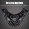 Ski Gloves 1Pair Electric Heated Gloves Mittens Adjustable Riding Clothing Heating Glove Finger Cold Weather Rechargeable J230802