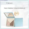 Body Glitter TIMAGE Master Caitang High Gloss Repairing Palette Tang Yi Personally Researched Three Color Matte Powder Nose 230801