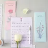 Geschenkpapier, 1 Packung, frische Blumen, süßer, durchscheinender Umschlag, Nachrichtenkarte, Brief, stationäres Aufbewahrungspapier