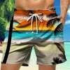 Shorts masculinos 3D Coco Print Gym Board Dry Quick Casual Running Basketball Workwear Short Beach Trunks Swim Sweatpan