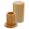 2pcs porte-cure-dents distributeur de porte-cure-dents distributeur de cure-dents en bois porte-cure-dents en bois porte-coton portable avec couvercle pour la maison R230802