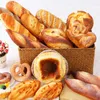 Decorative Flowers Artificial Bread Pizza Doughnuts Simulation Fake Cake Bakery Room Pography Props Window Decoration Wedding Party Home