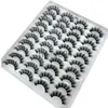 False Eyelashes HBZGTLAD 20 pairs natural false eyelashes fake lashes long makeup 3d mink eyelashes eyelash extension mink eyelashes for beauty x0802