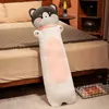 80/110/130 cm söt mjuk lång rävkatt Monkey Rabbit Husky Plush Toys Stuffed Animal Cushion Sleeping Pillow For Kids Girl Girlfriend