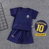 Ensemble de costume de football pour enfants été mince respirant garçons et filles maillot d'entraînement de l'école primaire ensemble de deux pièces