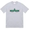 23FW Новая женщина мужские футболки высокого класса Limited Classic Simple Hip Hop Corn Letter Printing Tee Summer Beach Bearkable Street с коротким рукавом Tjammtx376