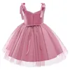 Meisjes Jurken Zomer Meisje Tule Jurk Prinses Partij Tutu Pluizige Parel Kids Bruiloft Avondjurk Kinderkleding Babykleertjes vestidos 230802