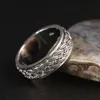 Обручальные кольца Unibabe Real S925 Серебряное серебряное винтажное винтаж