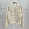 Алфавитный вышитый свитер Женский зимний пласты