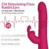 Vibrators Rotating Beaded Thrusting Rabbit Vibrator Vagina G Spot Big Dildo Massager Female Mastrubation Clit Stimulator Sex Toy for Women 230801