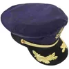 Boll Caps Yacht Captain Hat Party broderad Sailor Cosplay Costume Supply