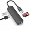 3 porty USB 3.0 Centrum Card Card Carter USB C typ C Splitter Mini 2 w 1 Cardeader dla SD TF Micro SD dla systemu Windows Vist bez pakietu detalicznego