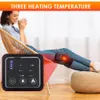 Leg Massagers Infrared Electric Heating Knee Massager Joint Therapy Compress Elbow Pads Pain Relief Vibration Massage Apparatus Brace 230802