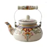 Hip Flasks Enamel 2.5L Turkish Teapot Cold Kettle Pot Tea