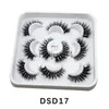 False Eyelashes DINGSEN New 5 pairs 825mm natural 3D false eyelashes fake lashes makeup kit Mink Lashes extension mink eyelashes maquiagem x0802