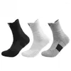 Chaussettes pour hommes basket-ball serviette épaisse bas haut haut course Sports de plein air respirant Absorption de la sueur