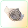 Fashion White Ceramic Quartz Ladies Watch Women Luxury Top Brand Wrist Watches Geneva Designer Presents for Relogio Feminino 210707288499200