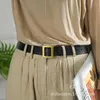 Ceintures D Ceinture en cuir véritable pour femmes