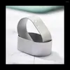 Baking Tools 10Pcs Cheese Molds Aluminium Alloy Oval Mold Mousse Bread Cake With 100Pcs Liner Paper Tool