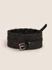 Belts Europe Style Women's Hollow Wide Girdle Fashion Decorative Belt Dress Waist