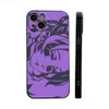 Handyhüllen Japan Anime Demon Slayer Hülle für iPhone 11 12 13 14 Pro Max 7 8 Plus X XS SE XR Handyhülle Kimetsu No Yaiba Cover Coque Fundas L 230731..