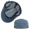 Berretti cappello da berretto da berretto per uomini donne retrò lavate in denim tappo a spina di pesce in avanti flat sun ombreggio da golf alla guida di gabbie da golf