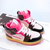 Jumpmans 1 Mid Kids Basketball Shoes 1s UV-цвет малыш