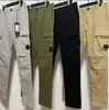 Newest Garment Dyed Cargo Pants One Lens Pocket Pant Outdoor Single Glasses Men Tactical Trousers Loose Tracksuit Black CP Clothing Bawei963