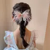 Haarschmuck Kinder Fee Bunte Feder Schmetterling Clip Koreanischer Stil Schönheit Prinzessin Mädchen Haarnadel Kopfschmuck