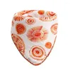 Accessoires pour cheveux 1Pc alimentation bavoir bavoirs coton né impression bouton pression serviette douce bébé 12 modèles