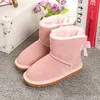 Kids Bows Australia Bailey Classic Boots Uggi-Schuhe Mädchen Designer Kinder Sneaker Kinderschuh Winter Kleinkind Mini Wggs warme Schneewanderstiefel Jugend Baby Uggitys