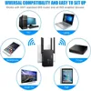 Увеличьте свой сигнал Wi -Fi до 5000 кв. Футов 35 устройств - Easy Setup Extender диапазона Wi -Fi с портом Ethernet