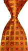 Papillon da uomo Cravatta scozzese da uomo in seta floreale oro jacquard rosso cravatta da matrimonio in tessuto alla moda