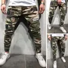 Мужские джинсы брюки Slim Fit Army Green Camouflage Etrenge Denim Брюки Мужские модные вышиваем
