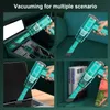 Vacuums Wireless Portable Car Vacuum Cleaner Cordless Handheld Auto Dual Use Mini Household Appliance 230802