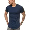 T-shirts voor heren 2023 Zomer Grote maat Casual Top T-shirtstijl Schouderarmzak Stiksels Mode