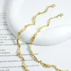 Link Bracelets 2023 불규칙한 디자인 간단한 숙녀 팔찌 사무실 프로 스타일 보석 선물