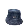 Boll Caps Designer P Family Rätt bokstav Wash Cowboy Bucket Hat Outdoor Travel Baseball Cap Lovers samma mode GCBX