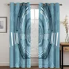 Curtain Universe Space Spaceship Two Drape Thin Window Curtains For Living Room Bedroom Decor 2 Pieces