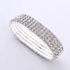 Charm Bracelets Multiple Styles Fashion Crystal Stretch Shine For Women Casal Girlsfriend Bangles Wedding Bridal Gifts 230801